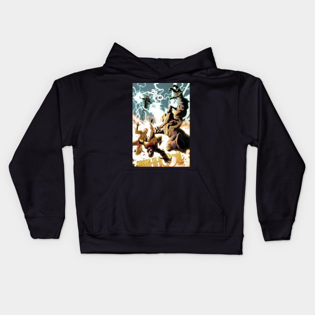 guardian of the globe Kids Hoodie by super villain